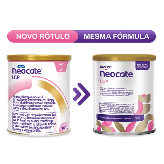 Neocate LCP 0 a 3 anos Lata 400g - Imagem 3